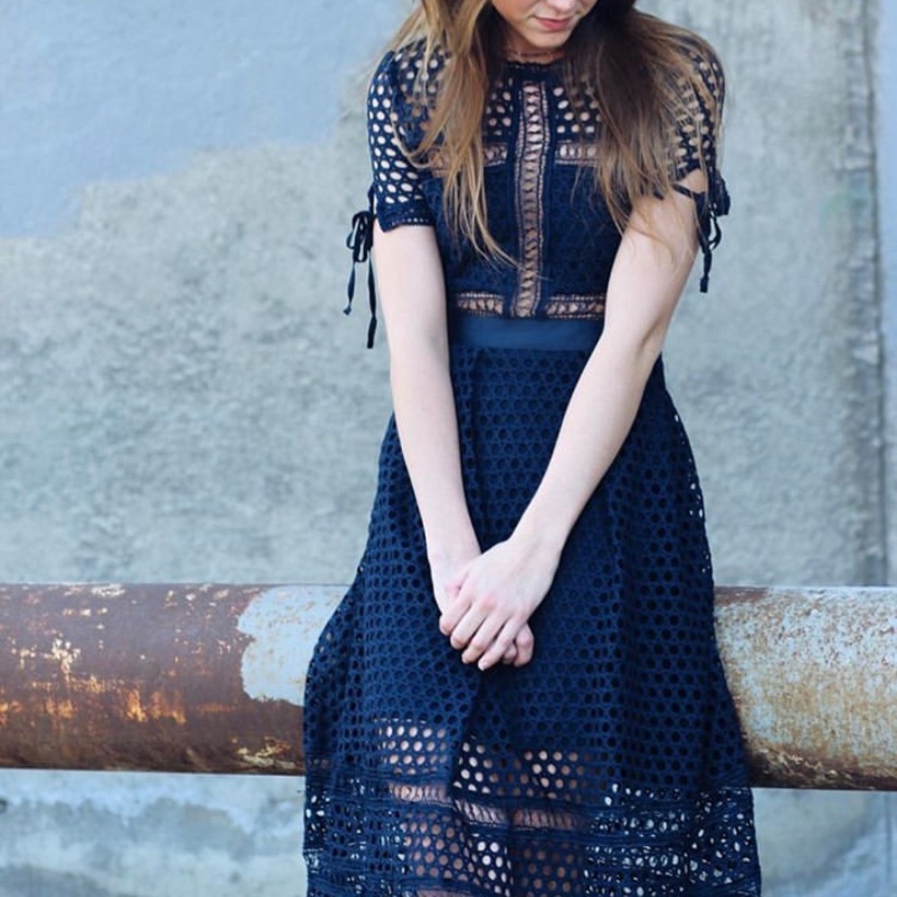 Brown cut out dress!